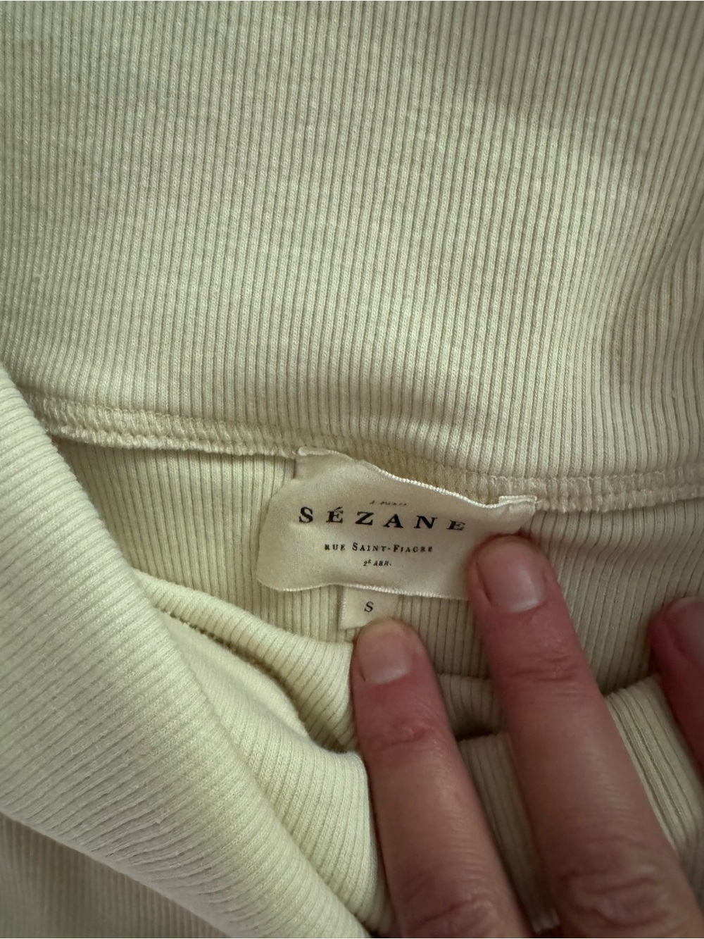 Sezane off the shoulder top - Picture 3 of 4